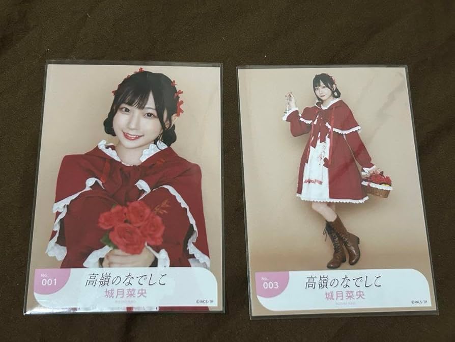 高嶺のなでしこ 城月菜央 直筆 チェキ